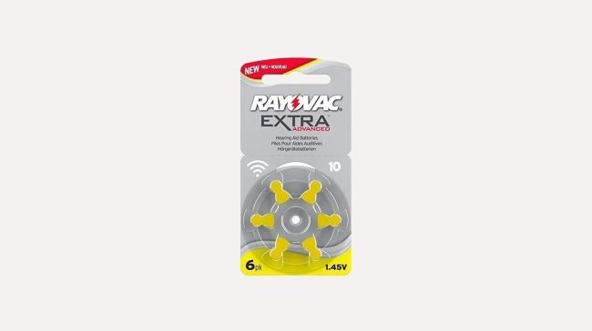 RAYOVAC:Pack 6 Piles Audio 10