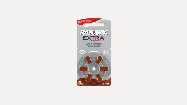 RAYOVAC:Pack 6 Piles Audio 312
